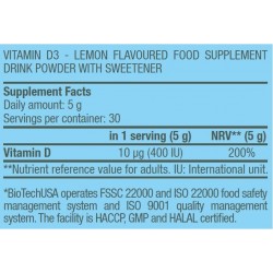 BIOTECH USA Vitamin D3 - 150 gr